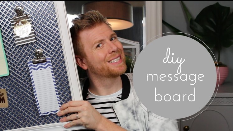 DIY: Household Message Board