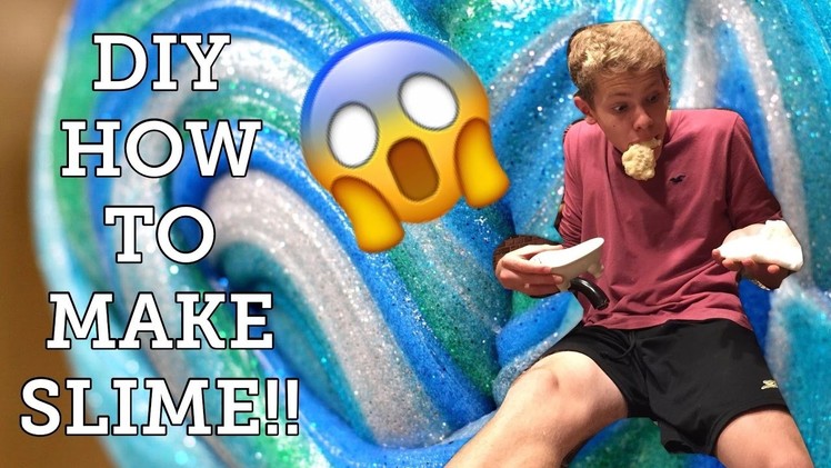 DIY HOW TO MAKE SLIME!! (GONE WRONG)