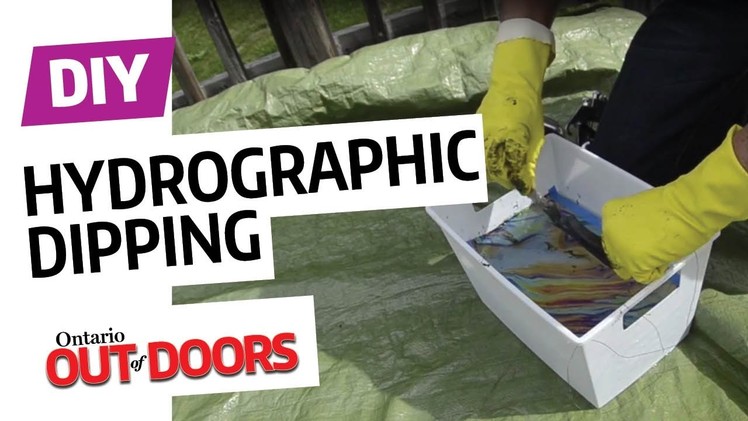 DIY hydrographics dipping