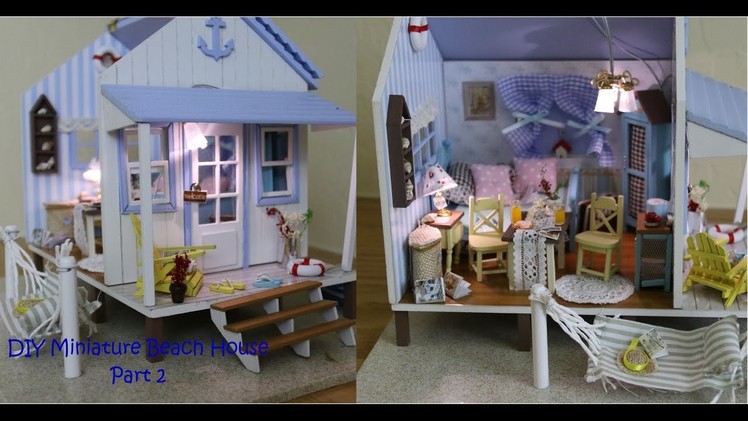 DIY Miniature Dollhouse Kit Beach House (Part 2)