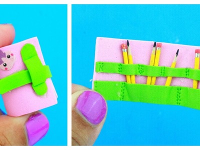DIY Miniature Pencils and Pencil Case