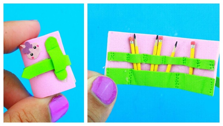 DIY Miniature Pencils and Pencil Case