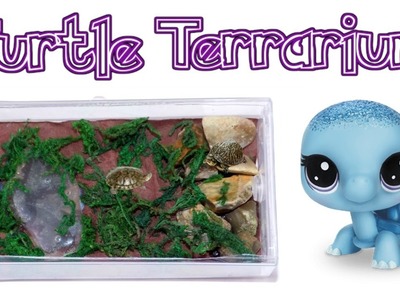 DIY Miniature Turtle Terrarium - How to Make LPS Crafts, Doll Stuff & Dollhouse Things