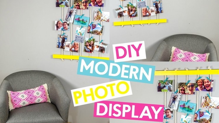 DIY Modern Photo Display