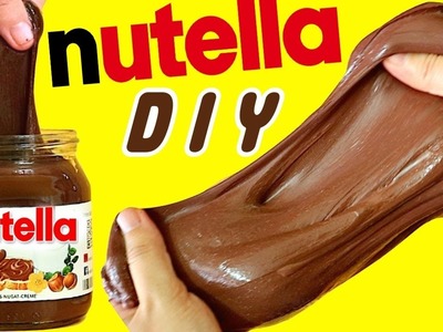 DIY Nutella Slime!! How To Make Nutella Slime!