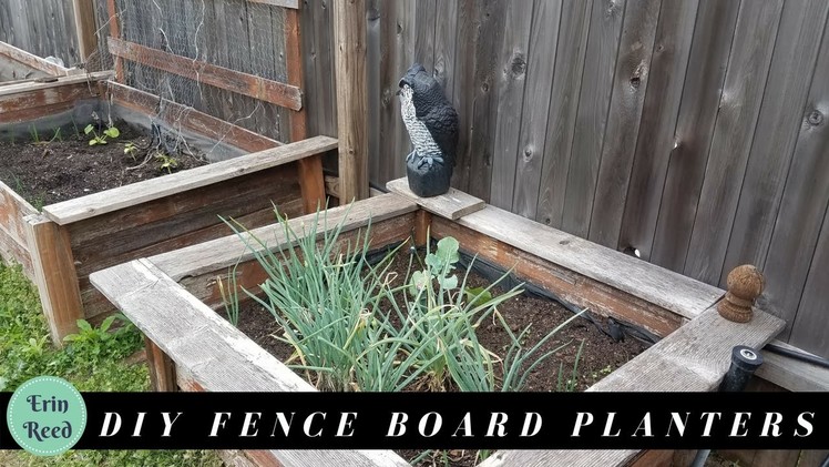 DIY Planters from Fence Boards