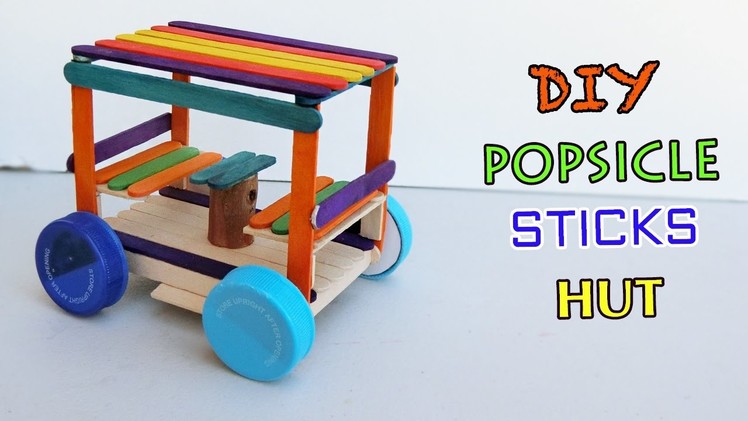 DIY Popsicle Stick Crafts - Mini Hut #3