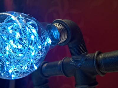 DIY Robot Lamp Fast Build | Awesome Robot LED Lamp