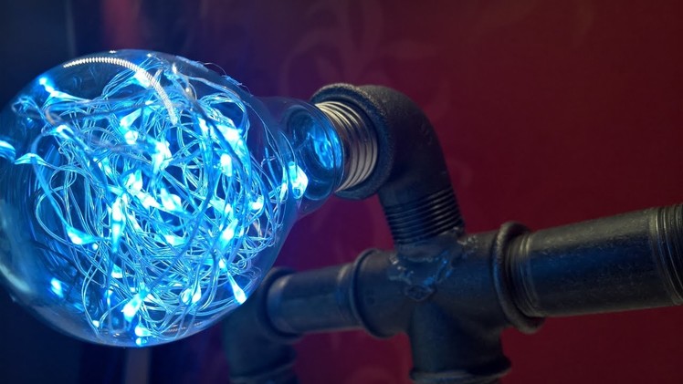 DIY Robot Lamp Fast Build | Awesome Robot LED Lamp