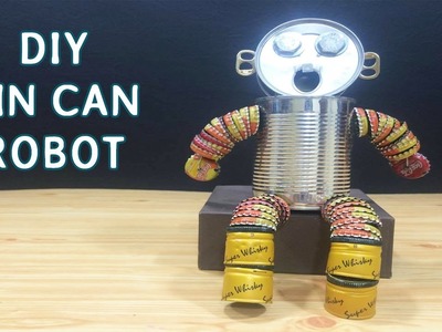 DIY Tin can Robot Toys for kids #8 | Crafts ideas