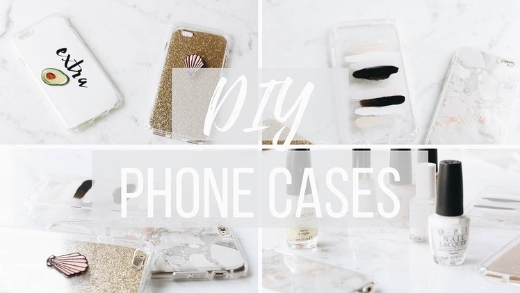 DIY TUMBLR PHONE CASES |  Marble + Minimalist
