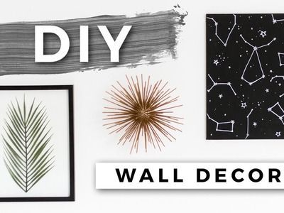 DIY Tumblr Room Decor! Minimal Wall Art! (Dollar Store DIYs)