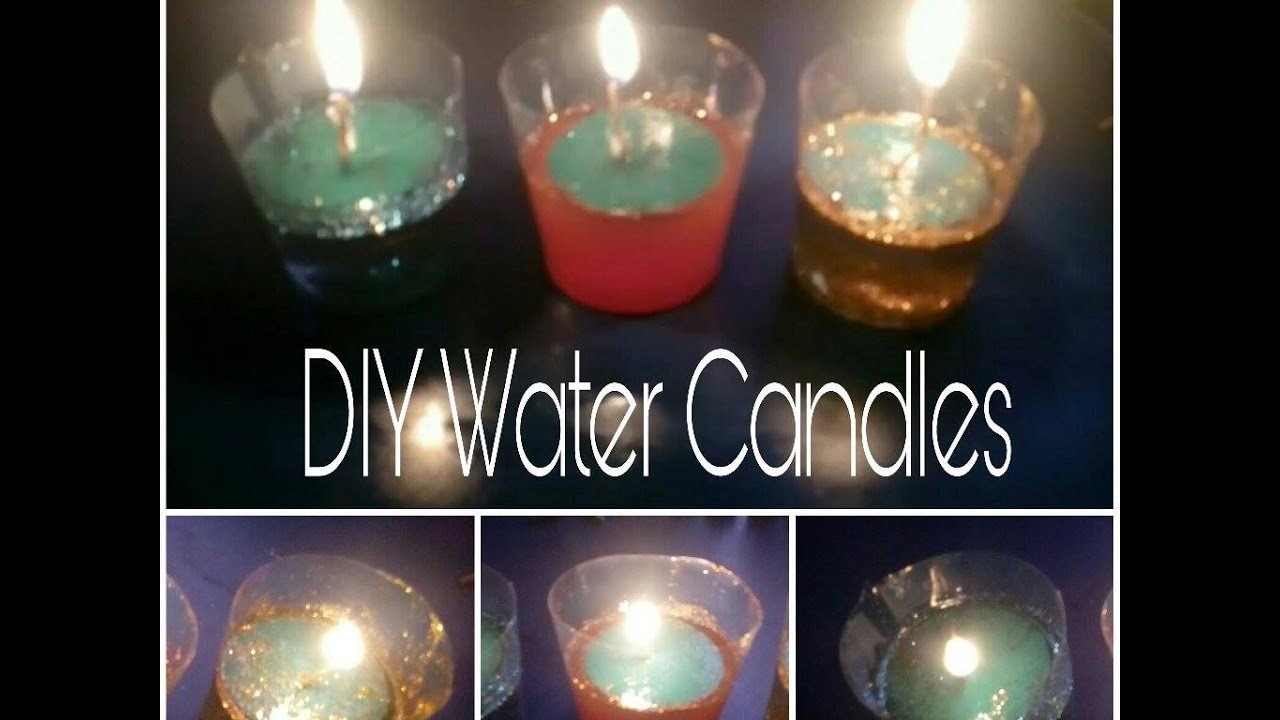 DIY Water Candles No Wax