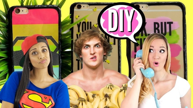 DIY Youtuber inspired Phone Cases Lilly Singh, Logan Paul, Alisha Marie | pastella 28