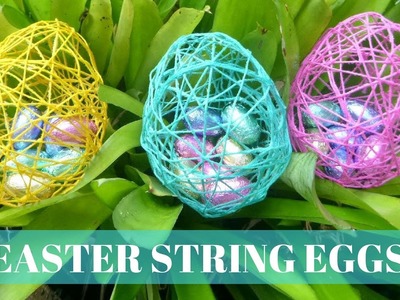 Easter Crafts - DIY Easter String Eggs