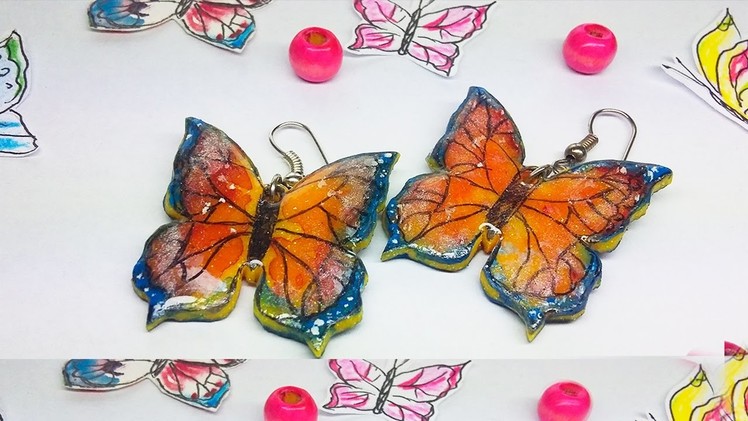EASY Earrrings | Butterflies - Polymer Clay Tutorial