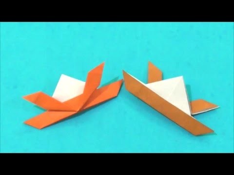 Easy Origami How to Make Japan Samurai Helmet.Hat 简单手工折纸 日本武士帽.头盔 簡単折り紙 侍の兜 です