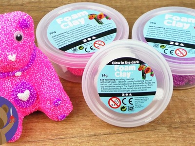 Good Luck Charm out of Foam Clay | Paper Mache Bear | Gift Idea