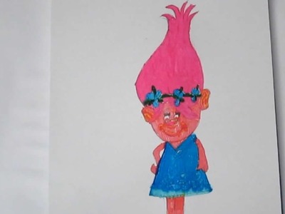 How to Draw Cartoon Trolls - DIY  Coloring Trolls