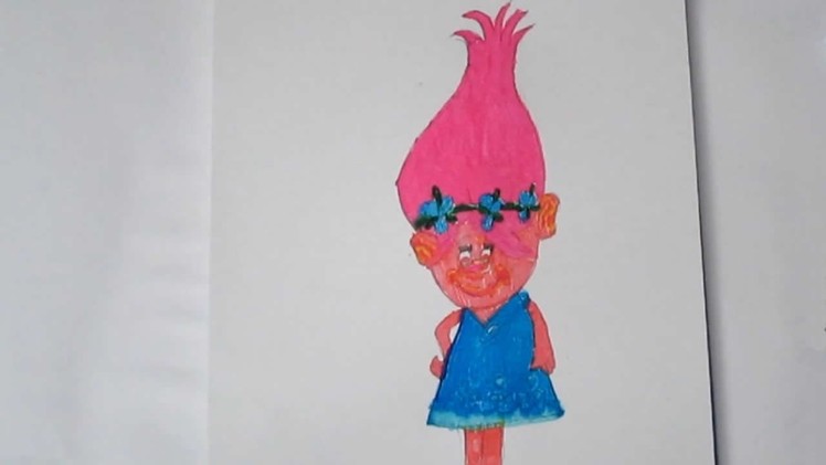 How to Draw Cartoon Trolls - DIY  Coloring Trolls