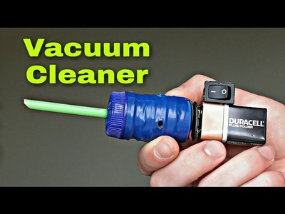 How to Make a Mini Vacuum Cleaner 2017