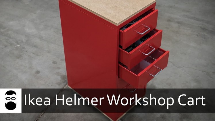 Ikea Helmer DIY Workshop Cart