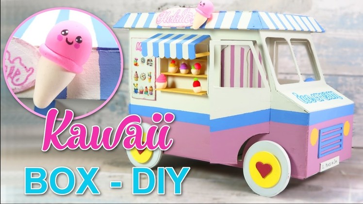 KAWAII DIY CRAFTS CHILDREN ROOM DECOR - ORGANIZER BOX - EASY INEXPENSIVE Ideas