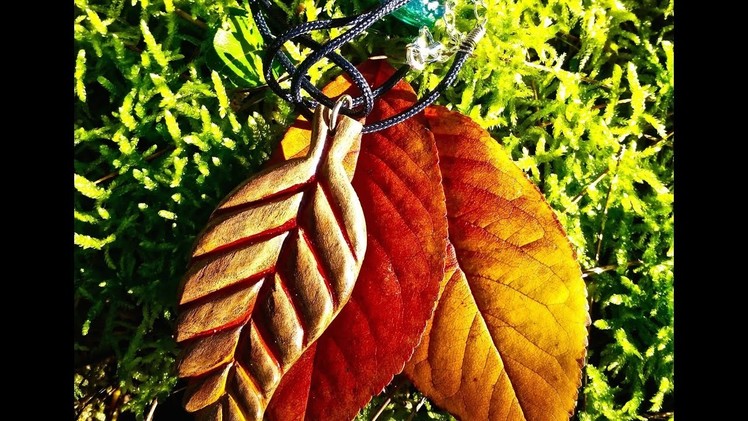 Leaf Necklace Carving - DIY╱ INSPIRATIONAL ART