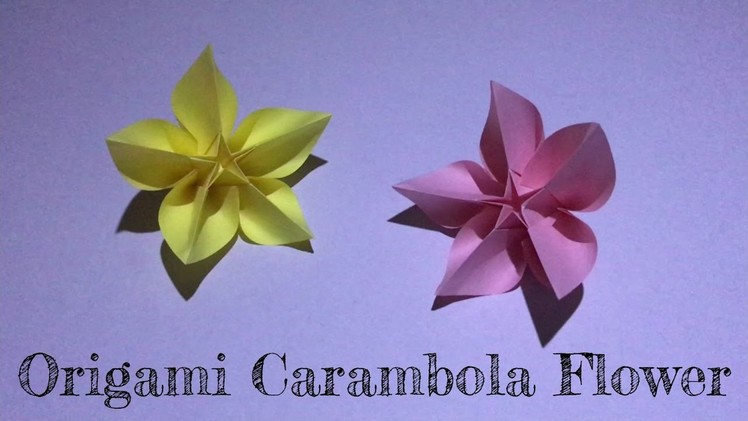 Little Box DiY - Origami Carambola Flower 楊桃花摺紙