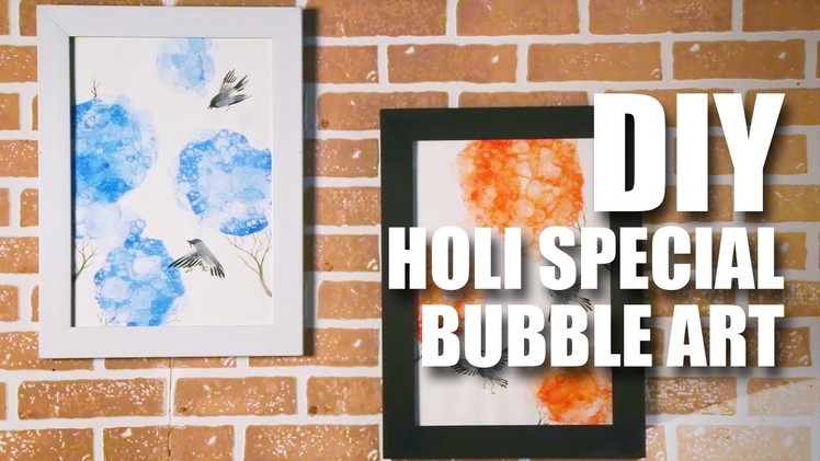 Mad Stuff With Rob - DIY Holi Special | Bubble Art