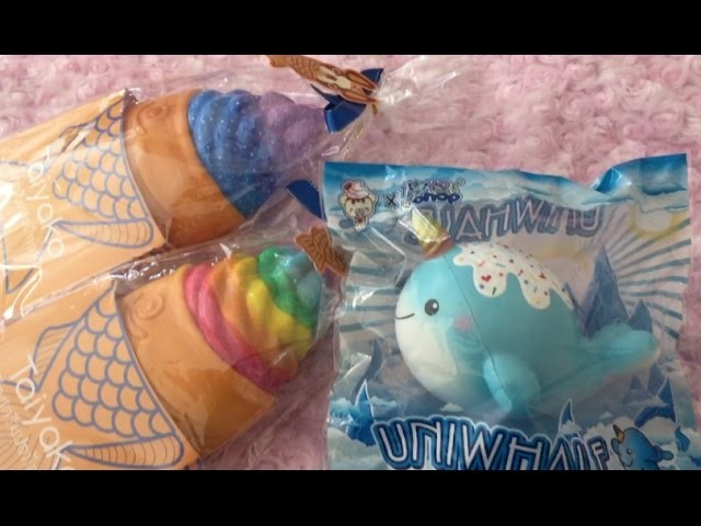 NEW RAINBOW AND GALAXY DECO SQUISHIES