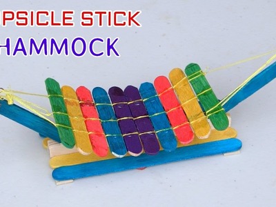 Popsicle stick Crafts - Hammock toy for kids DIY