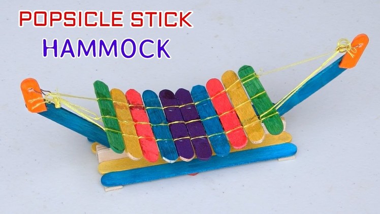 Popsicle stick Crafts - Hammock toy for kids DIY