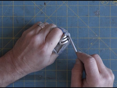 The Making of Silver Spoon Jewelry: FORK RING