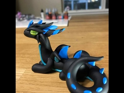 Time Lapse Polymer Clay Dragon