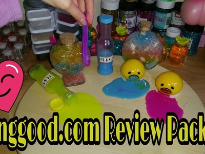 BANGGOOD REVIEW PACKAGE (with coupon code)~VOMITTING SLIME & DIY OCEAN IN A BOTTLE~