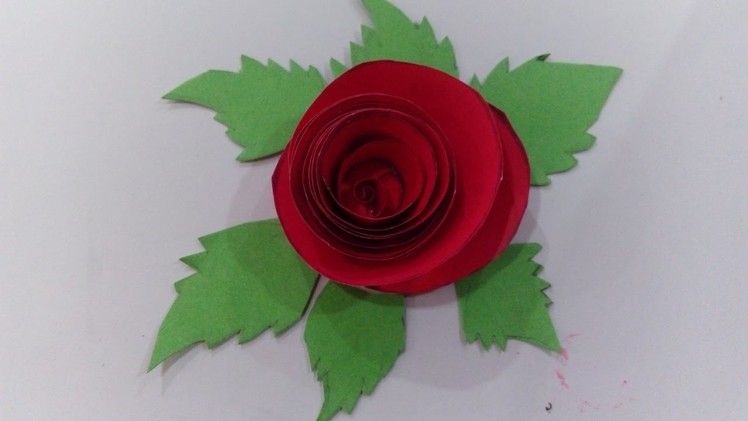 Create Rose Flower (Art & Craft)