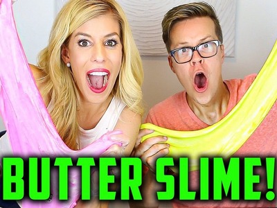 DIY BUTTER SLIME (WITH AND WITHOUT BORAX) - DAY 73