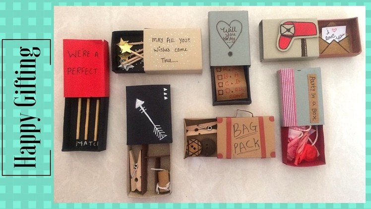 DIY CUTE GIFT FOR BEST FRIEND || MADE WITH MATCHBOX ||