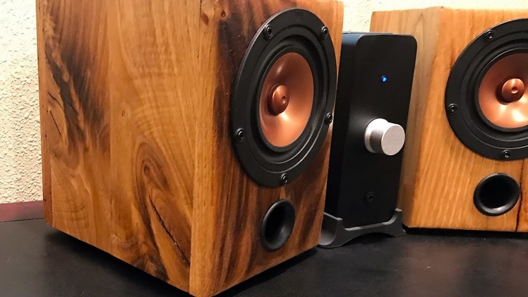 DIY Desktop Speakers from Reclaimed Barn Wood