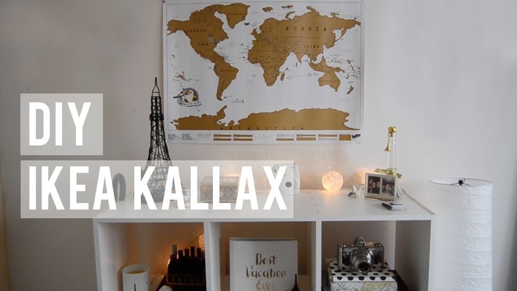 DIY IKEA KALLAX + HOW I DECORATE