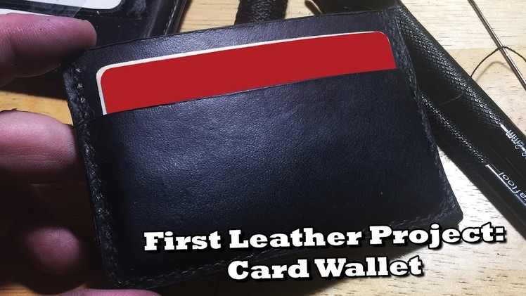 DIY Leather Card Wallet In An Evening