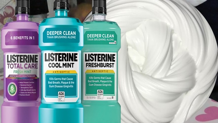 Diy Listerine slime with borax!! How To Make Listerine Slime with borax | Cool Minty slime with Glue