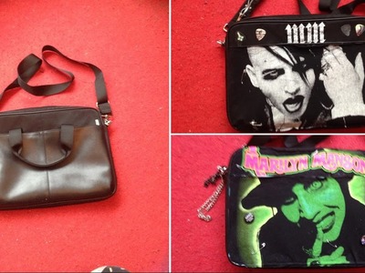 DIY Marilyn Manson Bag