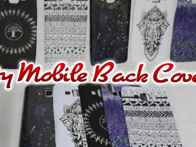 DIY Mobile Back Covers- Floral, Tribal, Galaxy, Aztec, Warli Art