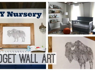 DIY Nursery Decor Wall Art | Boy Nursery Decor on a Budget