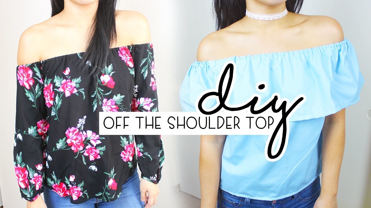 DIY Off The Shoulder Tops