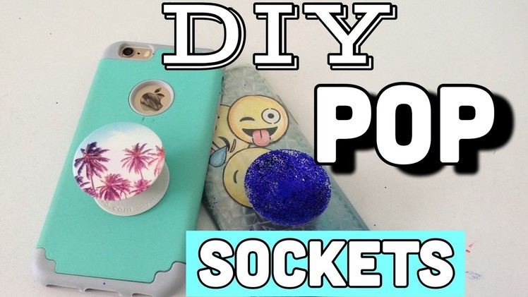 DIY Pop socket | Make your own pop socket with things lying around your house!!