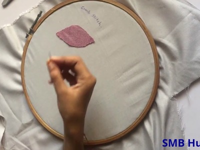 Hand Embroidery-Comb Stitch