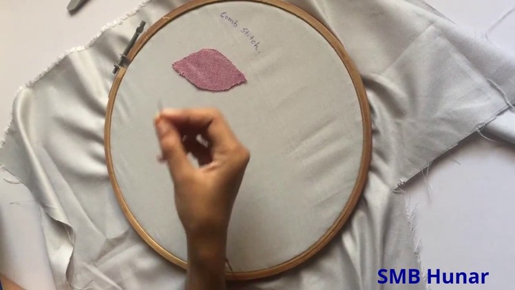 Hand Embroidery-Comb Stitch